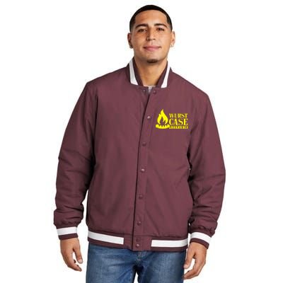 Sausage Case Scenario Sausage Grill Sayings Insulated Varsity Jacket