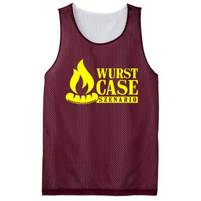 Sausage Case Scenario Sausage Grill Sayings Mesh Reversible Basketball Jersey Tank