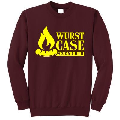 Sausage Case Scenario Sausage Grill Sayings Tall Sweatshirt