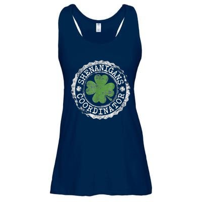 Shenanigans Coordinator Shamrock St. Patrick's Day Ladies Essential Flowy Tank