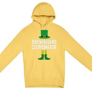 Shenanigans Coordinator St Patricks Day Premium Pullover Hoodie