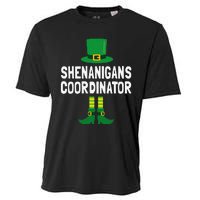 Shenanigans Coordinator St Patricks Day Cooling Performance Crew T-Shirt