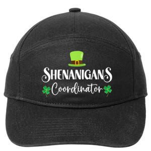 Shenanigans Coordinator Saint Paddy’s Irish St. Patricks Day 7-Panel Snapback Hat