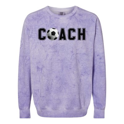 Soccer Coach Colorblast Crewneck Sweatshirt