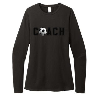 Soccer Coach Womens CVC Long Sleeve Shirt