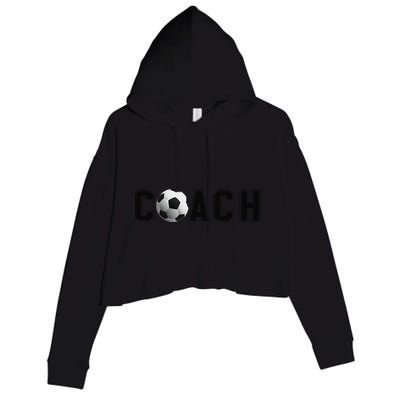 Soccer Coach Crop Fleece Hoodie