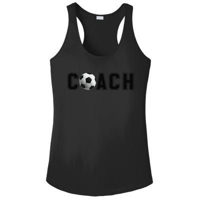 Soccer Coach Ladies PosiCharge Competitor Racerback Tank