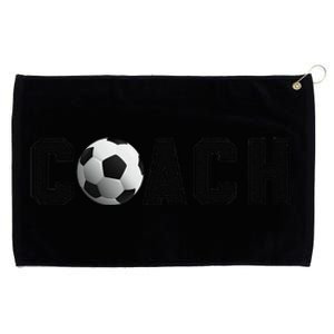 Soccer Coach Grommeted Golf Towel