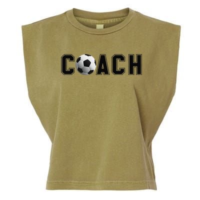 Soccer Coach Garment-Dyed Women's Muscle Tee