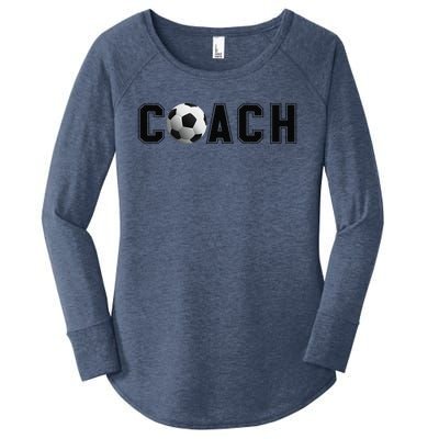 Soccer Coach Women's Perfect Tri Tunic Long Sleeve Shirt