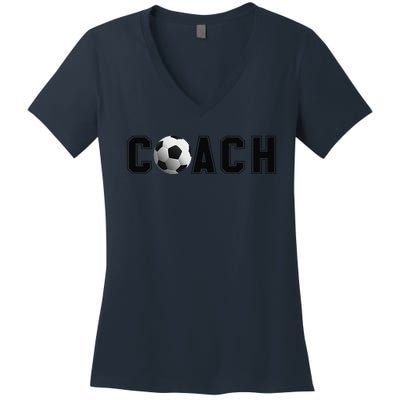 Soccer Coach Women's V-Neck T-Shirt