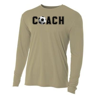 Soccer Coach Cooling Performance Long Sleeve Crew