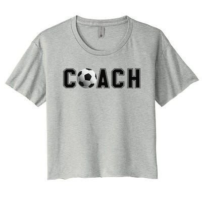 Soccer Coach Women's Crop Top Tee