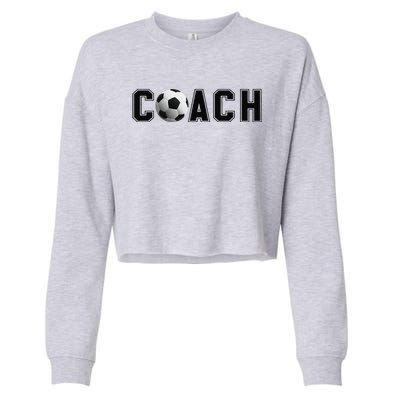 Soccer Coach Cropped Pullover Crew