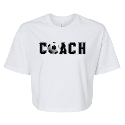 Soccer Coach Bella+Canvas Jersey Crop Tee