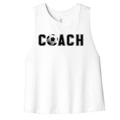 Soccer Coach Women's Racerback Cropped Tank