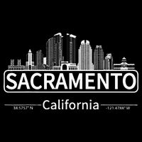 Sacramento California Skyline Travel To Sacramento Impact Tech Backpack