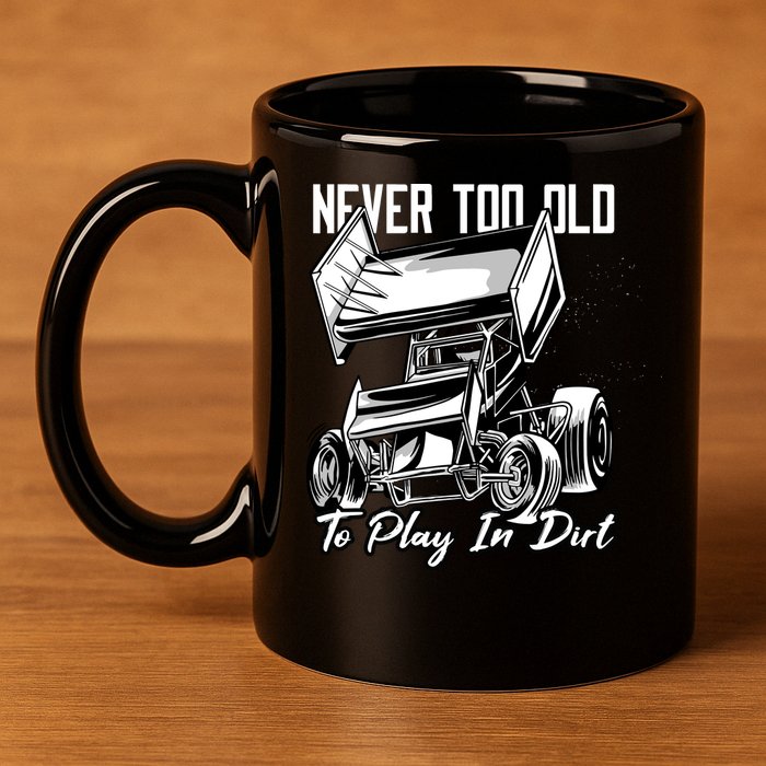Sprint Car 11oz C Handle Ceramic Mug