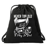 Sprint Car Drawstring Bag