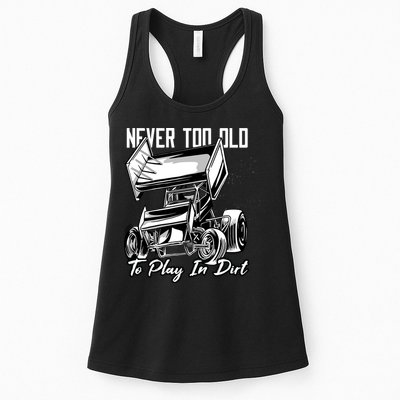 Sprint Car Womens Tank Top