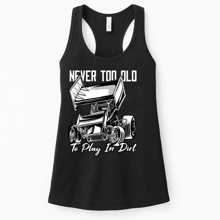 Sprint Car Womens Tank Top