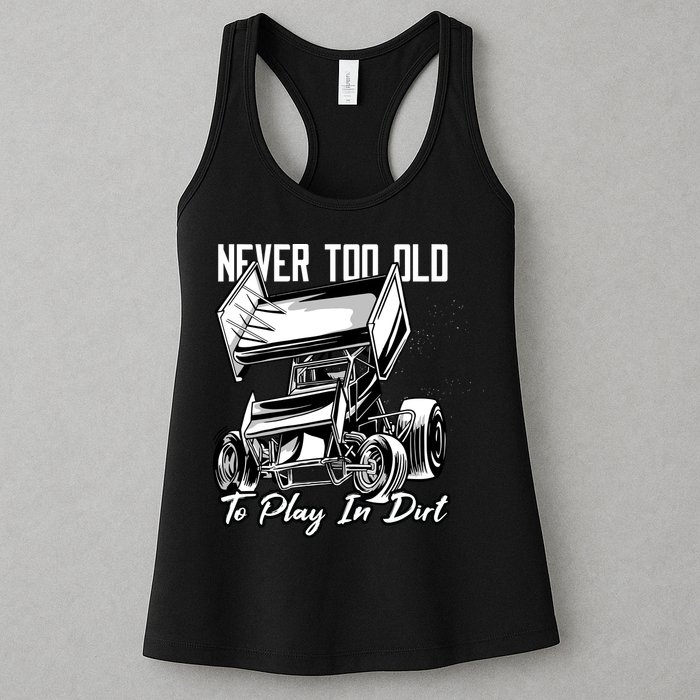 Sprint Car Womens Tank Top
