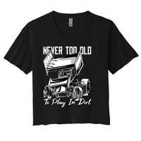 Sprint Car Women's Crop Top Tee