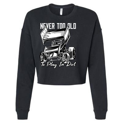 Sprint Car Cropped Pullover Crew