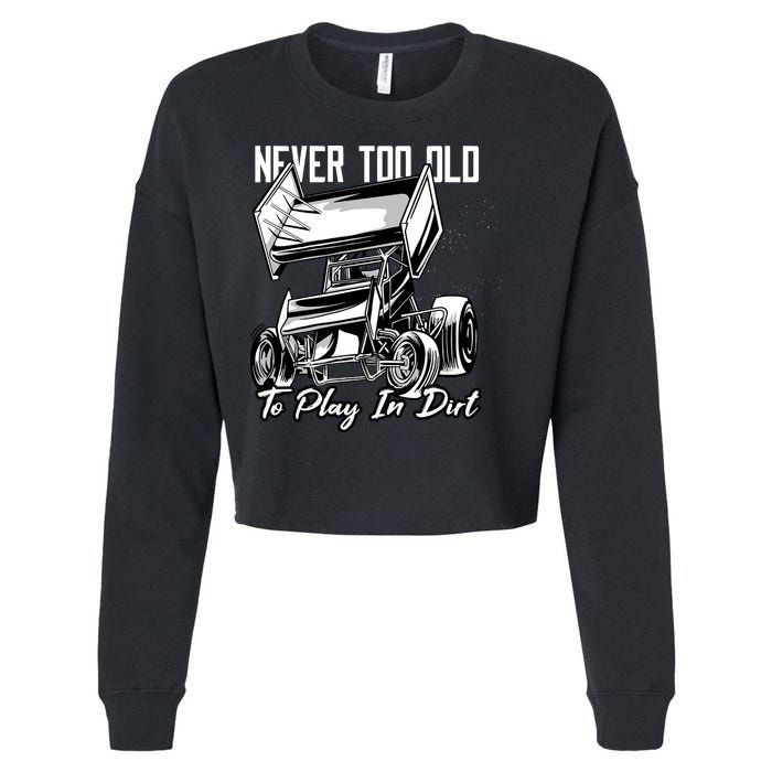 Sprint Car Cropped Pullover Crew