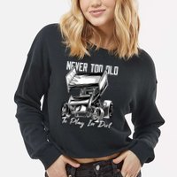Sprint Car Cropped Pullover Crew