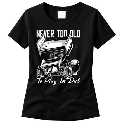 Sprint Car Womens T-Shirt