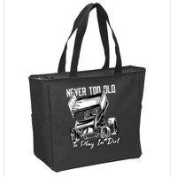 Sprint Car Zip Tote Bag
