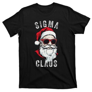 Sigma Claus Santa Funny Christmas Rizz Male The Rizzler Meme T-Shirt