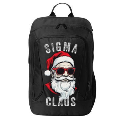 Sigma Claus Santa Funny Christmas Rizz Male The Rizzler Meme City Backpack