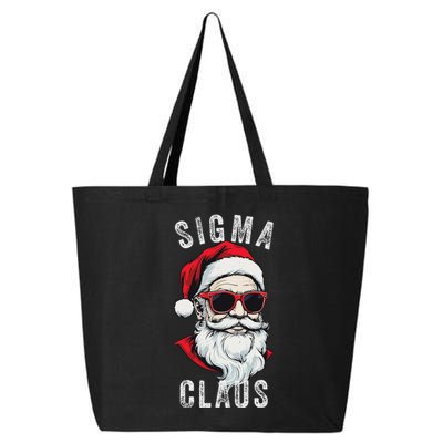 Sigma Claus Santa Funny Christmas Rizz Male The Rizzler Meme 25L Jumbo Tote