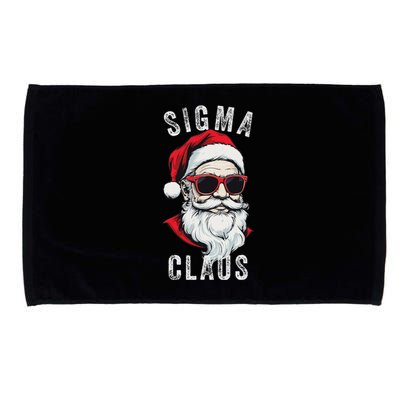 Sigma Claus Santa Funny Christmas Rizz Male The Rizzler Meme Microfiber Hand Towel