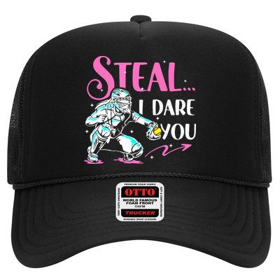 Softball Catcher Sports Design Funny Softball Player Trucker Hat