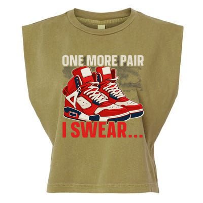 Shoe Collector Sneakerhead Shoe Lover I Love Sneakers Garment-Dyed Women's Muscle Tee