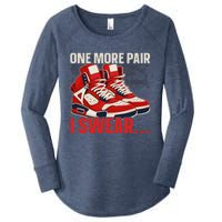 Shoe Collector Sneakerhead Shoe Lover I Love Sneakers Women's Perfect Tri Tunic Long Sleeve Shirt