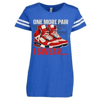 Shoe Collector Sneakerhead Shoe Lover I Love Sneakers Enza Ladies Jersey Football T-Shirt