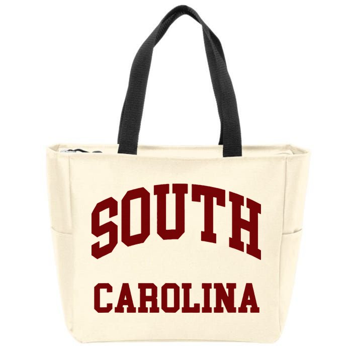 South Carolina Zip Tote Bag