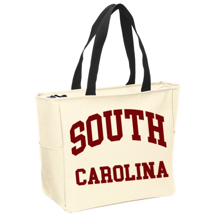 South Carolina Zip Tote Bag