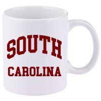 South Carolina 11oz C Handle Ceramic Mug