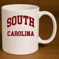 South Carolina 11oz C Handle Ceramic Mug