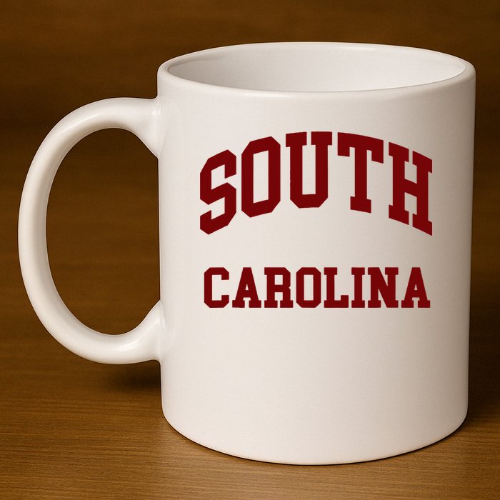 South Carolina 11oz C Handle Ceramic Mug