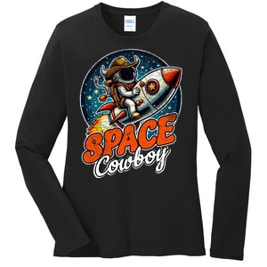 Space Cowboy Ladies Long Sleeve Shirt