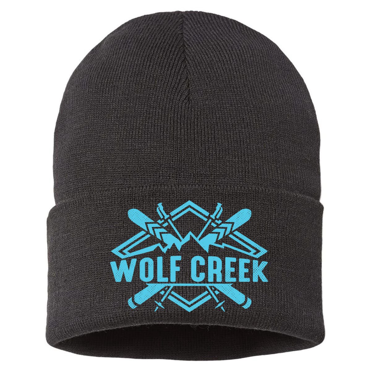 Skiing Colorado Skier Downhill Alpine Ski Resort Wolf Creek Sustainable Knit Beanie