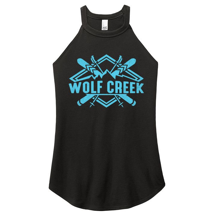 Skiing Colorado Skier Downhill Alpine Ski Resort Wolf Creek Women's Perfect Tri Rocker Tank