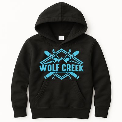 Skiing Colorado Skier Downhill Alpine Ski Resort Wolf Creek Kids Hoodie