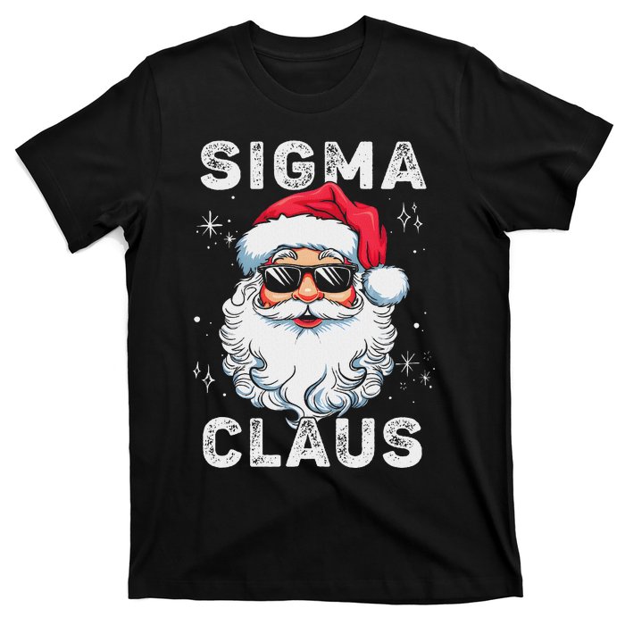 Sigma Claus Santa Funny Christmas Rizz Male The Rizzler Meme T-Shirt